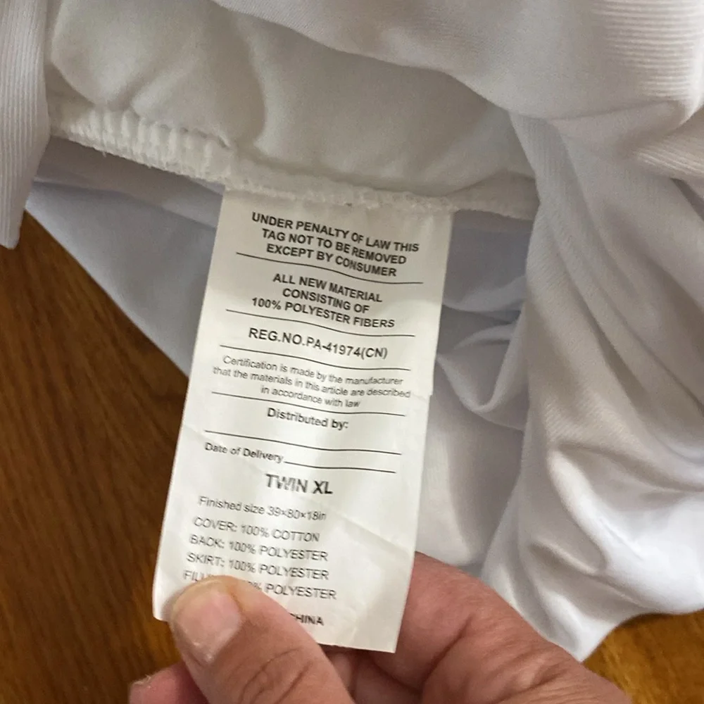 Twin XL mattress pad